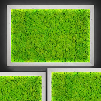 Green plant wall green plant wall green plant wall flowers and plants landscape 3d model