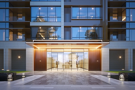 Residential Door Unit Entrance Door Residential Unit Door High-rise Residential Single Residential Commercial Residential Building Residential Door Commercial Podium Overhead Floor 3d model