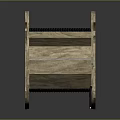 Sturdy Wooden Cable Reel With Black Cable For Heavy Duty Industrial Use