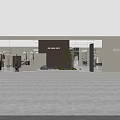 CLAIRE DE LUNE Clothing Store Modern Interior With Display Racks Plants And Fashion Apparel