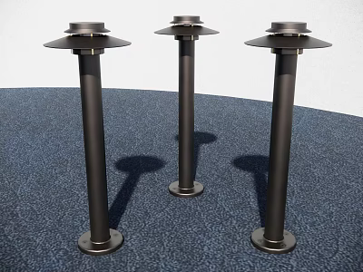 Modern lawn lamp lawn lamp outdoor lamp landscape lamp combination 3d model