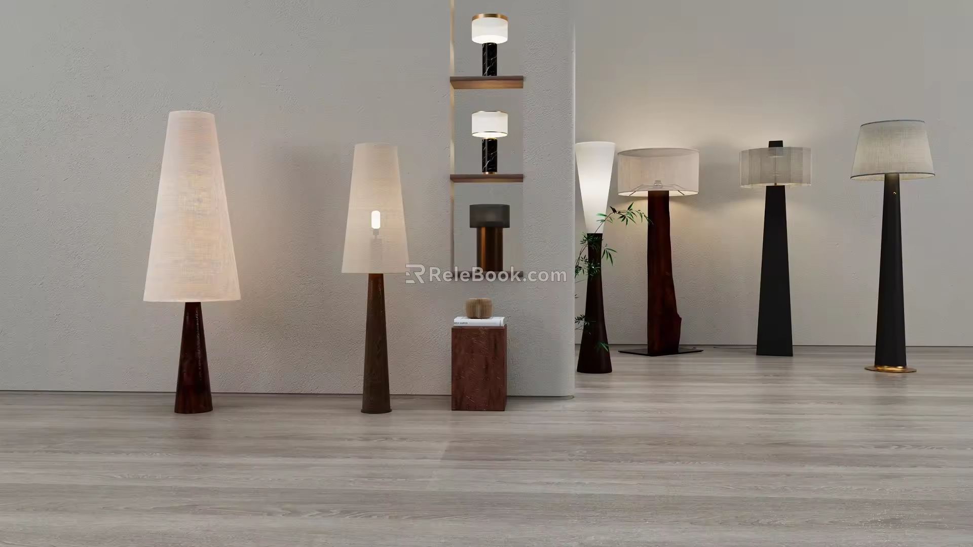 Combined lamps and lanterns 3d model