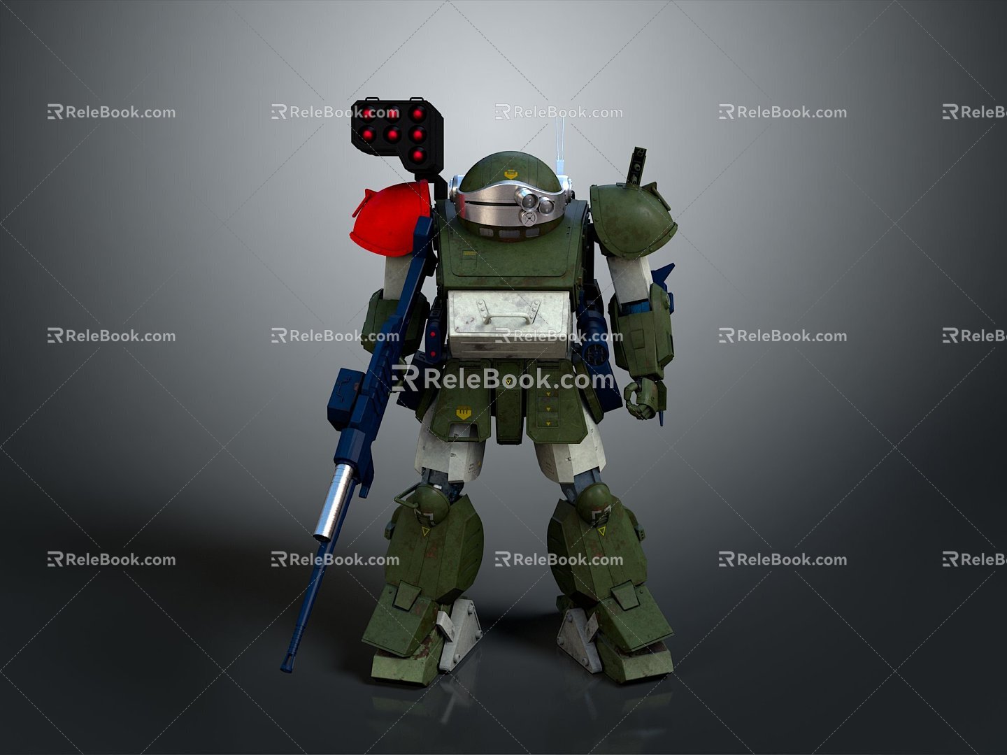 Mecha Warrior Mecha Soldier Machine Armor Mechanical Armor 3d model