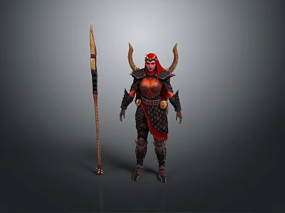 Western Samurai Western Warrior Western Hero Western Warrior Knight Hero Ancient Warrior Paladin 3d model