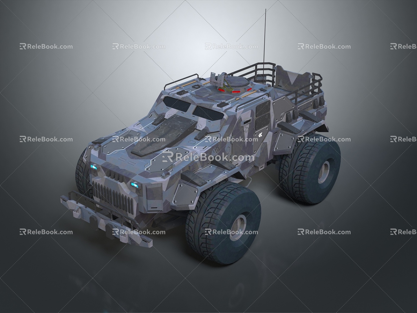 Modern Bulletproof Car Armed Jeep Armed Car Armed Bulletproof Car model