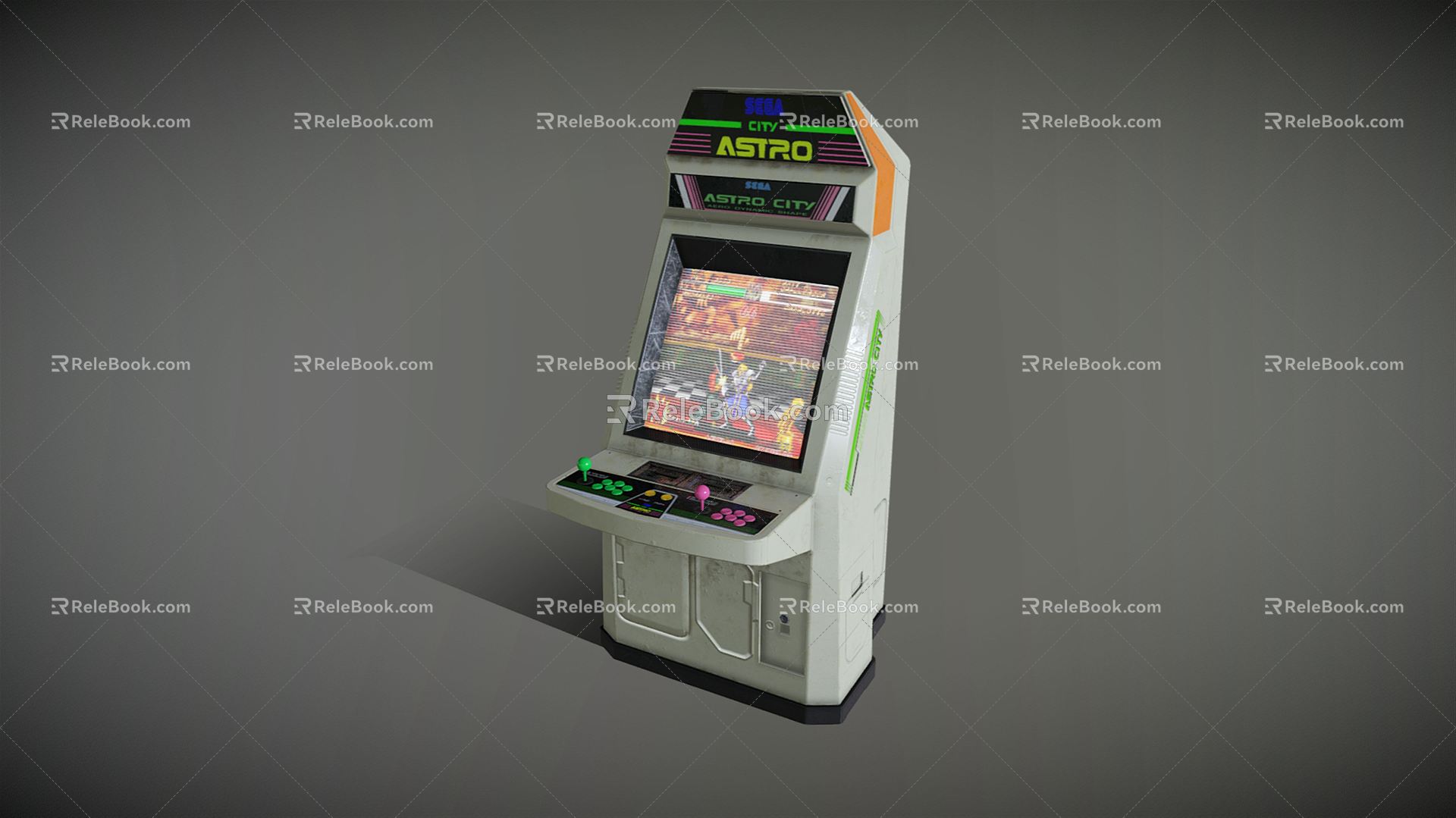 Modern game machine street game machine 3d model