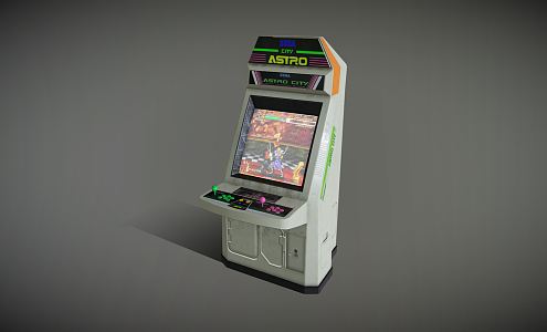 Modern game machine street game machine 3d model