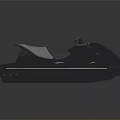 High End Sleek Jet Ski Yacht With Seat And Controls