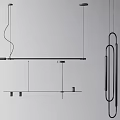 Modern chandelier 3d model