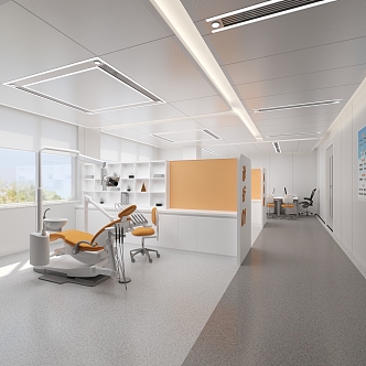 Modern Clinic 3d model