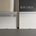 Modern Aluminum Roller Shutter Door Combination For Commercial And Residential Use
