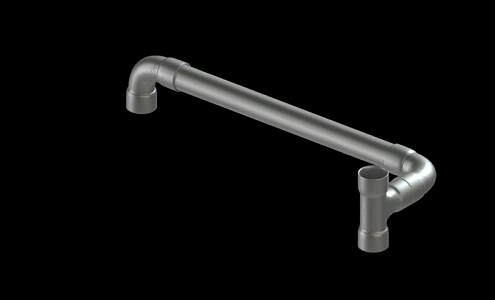 Modern Piping 3d model