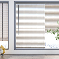 Modern Blinds Blinds Combination 3d model