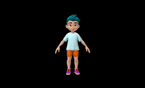 Cartoon Boy Cartoon Characters Cartoon Characters Cartoon Characters 3d model