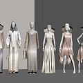 Modern Clothing Store Model 3d model