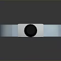 Magnifying Glass With Black Handle And Clear Glass Lens On Gray Surface