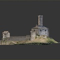 Monuments Sites Sites Sites Ruins Castle Fortress Ancient Castle Ancient Ruins Realistic 3d model