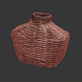 Woven Storage Basket Handmade with Natural Material for Home Organizing and Decorative Use