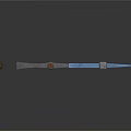 Three Construction Pickaxes With Wooden Handles And Metal Heads