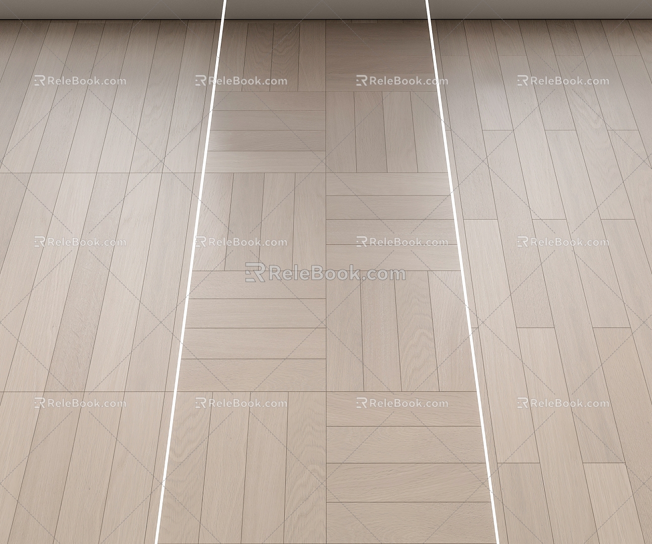 Modern Wood Flooring 3d model