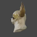Chihuahua Game Movie Character With Big Ears Brown White Fur And Expressive Face