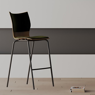 Modern Bar Chair 3d model