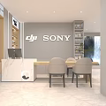 Sony Retail Store Front With Glass Doors Window Displays Modern Design