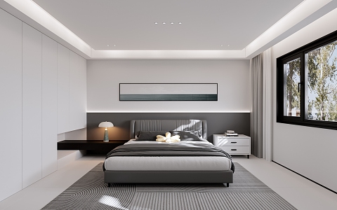 Modern Bedroom 3d model