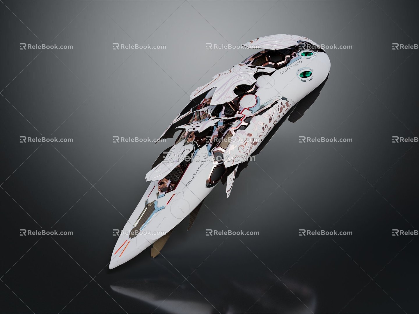 Modern fighter sci-fi fighter sci-fi fighter space fighter 3d model