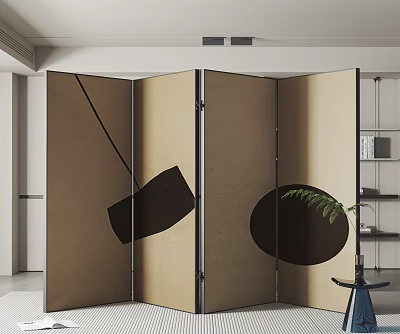 Modern Screen Foldable Screen 3d model Modern Screen Foldable Screen 3d model