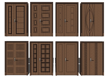 Modern child-mother door child-mother door combination model