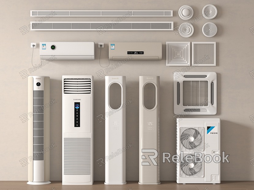 Modern air conditioner vertical air conditioner wall-mounted air conditioner air conditioner outlet air conditioner external unit model