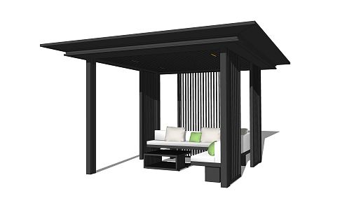 Modern Pavilion 3d model