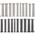French Column Roman Column Carved Column Gypsum Column Square Column 3d model