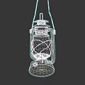 Vintage Wall Lamp With Metal Frame And Glass Shade Design For Interior Decor