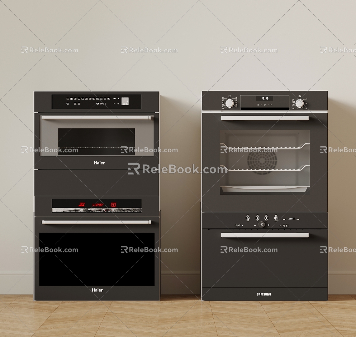 Modern steam oven 3d model