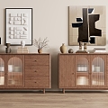 French Middle Style Sideboard 3d model