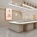 Elegant Modern Jewelry Store Interior Design With Glass Display Counters And Elegant Lighting Decorative Elements