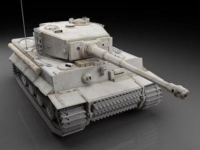 German Tank Tiger Tank 6 Heavy Tank World War II Tank King Tiger Tank 3d model