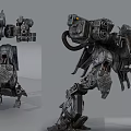 Modern robot ironclad 3d model