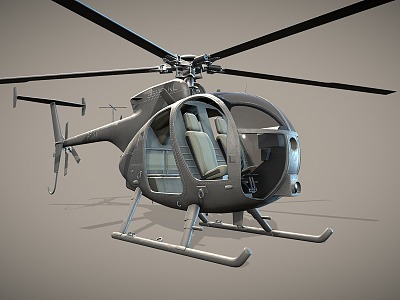 AH6 Helicopter model