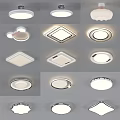 Modern Ceiling Lights With Various Shapes And Decorative Home Lighting Styles 3d model