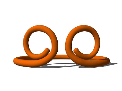 Journey to the West Golden Hoop Tight Hoop Curse Indoor Ornaments Monkey King Headwear 3d model