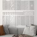 Decorative Partition Panels With Various Laser Cut Designs For Living Room Decor