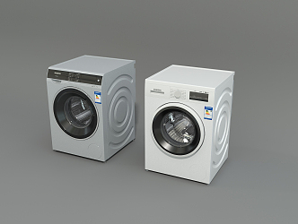 Modern washing machine 3d model