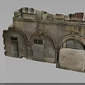 Modern Urban Alley Featuring Ancient Stone Architecture Wooden Door Archways And Balcony Plants