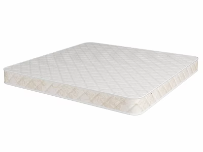 Double Sofa With White Diamond Pattern Mattress And Beige Edge Trim 3d model