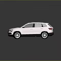 Modern White Skoda SUV With Panoramic Sunroof On Reflective Ground