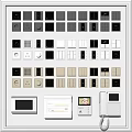 Modern Switch Switch Panel 3d model