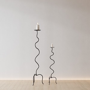 Simple Decorative Candlestick 3d model